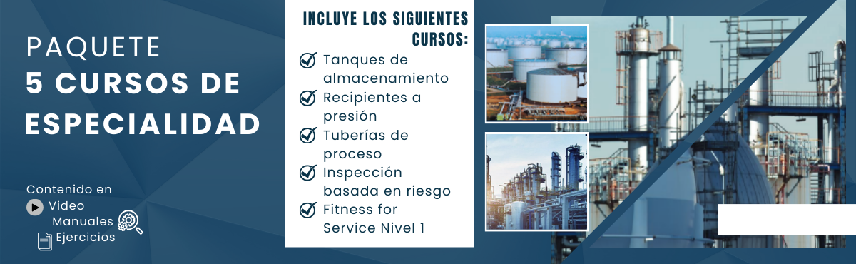 Paquete de 5 cursos de especialidad